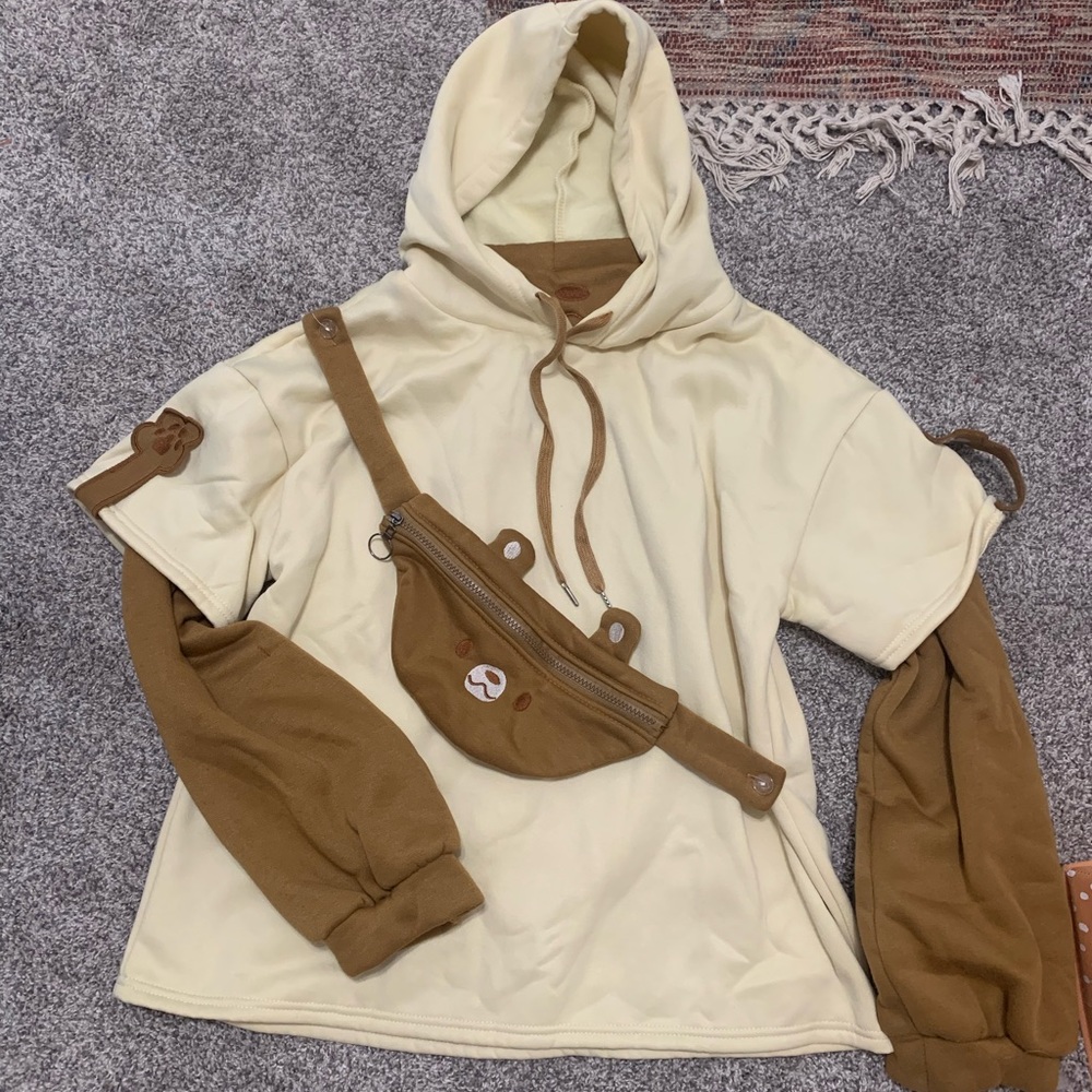 kawaii bear hoodie